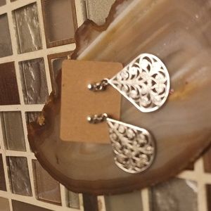 Vintage Silvertone Earrings
